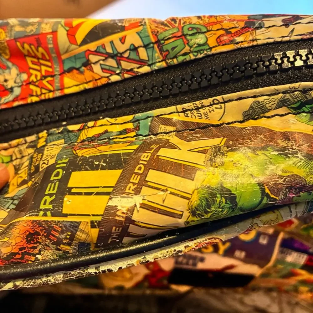 Marvel Comics Messenger Bag Spider-Man X-Men Hulk Laptop Crossbody Comic Con